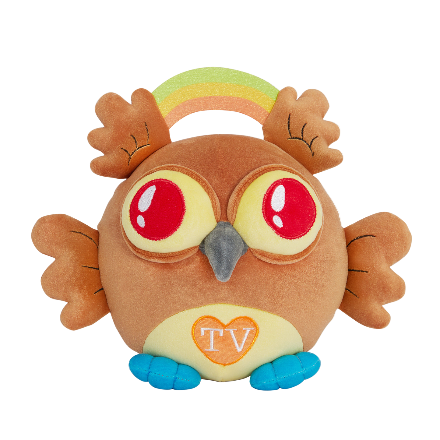 Rainbow Owl Plush